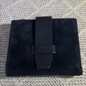 Gucci Black Suede Wallet
